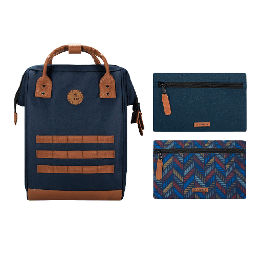 [CABAIACHICAGO] Sac à dos Cabaia avec deux pochettes interchangeables "Chicago" taille M
