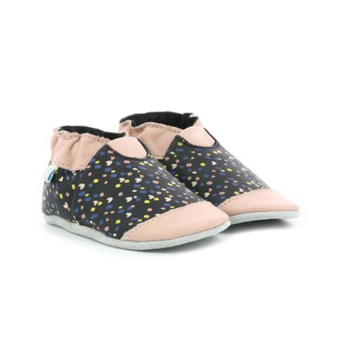 [AH20ROB822740] Pantoufles en cuir souple