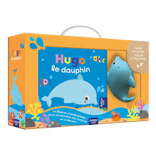 [AUZEV220029-1] Mon premier livre de bain "Hugo le dauphin"