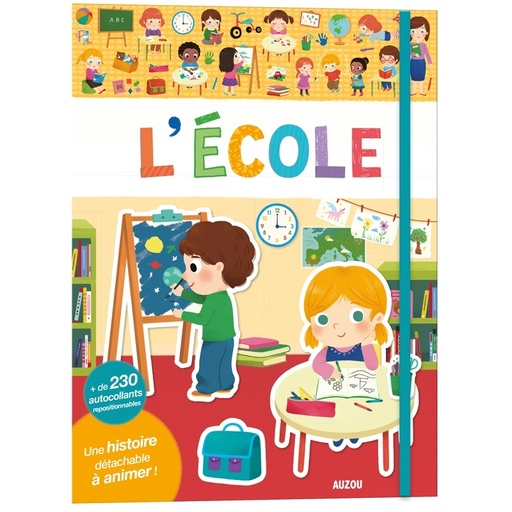 [J12565-3] Mes tout premiers autocollants "A l'école"