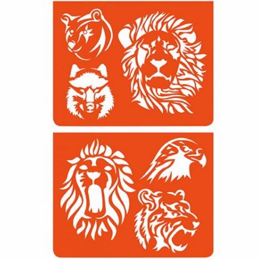 [DJ09745] Mini pochoir "sauvage"