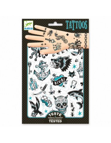[DJECODJ09594] Tatouages "Dark Side"