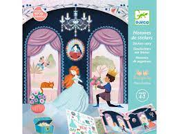 [DJ08954] Histoires de stickers repositionnables "la vie au château"