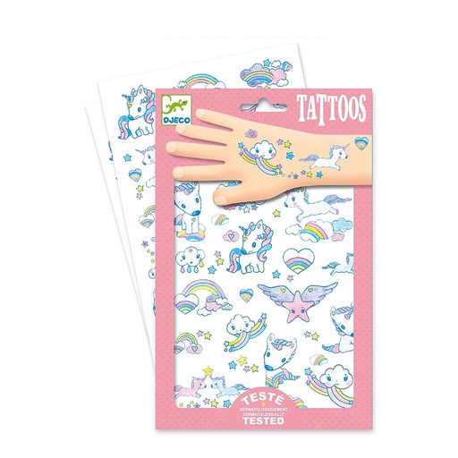 [DJ09575] Tatouages licornes