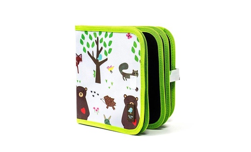 [JAQCBK-FOREST] Livre de griffonnage réutilisable - Forêt (Butter Stix)