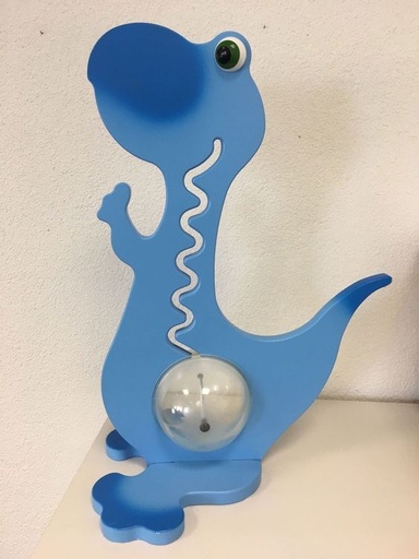 [BIGBELLYBANK] Tirelire dino bleu