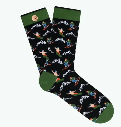 [CABSYLVAINETARNAUD] Chaussettes inséparables Cabaia "Sylvain et Arnaud"