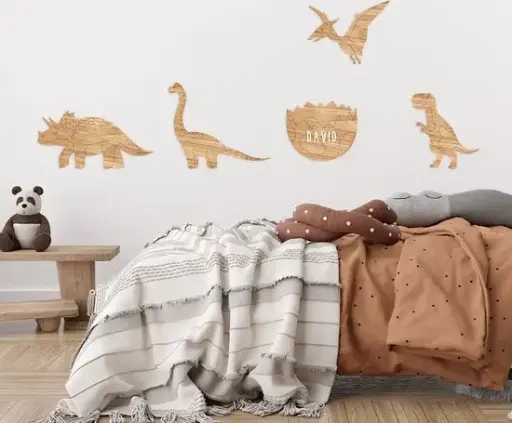 [VINDPA02] Décoration murale personnalisable - Dinos