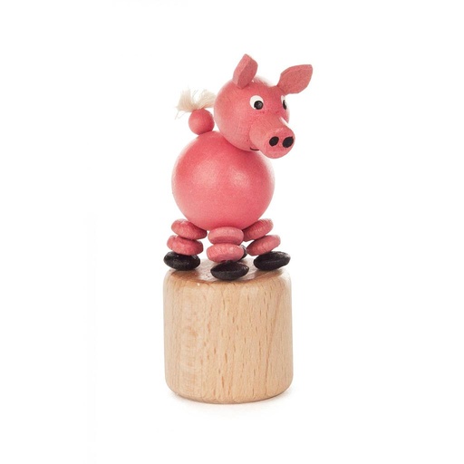 [SVOORA] Cochon articulé à tête mobile en bois