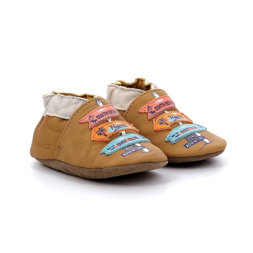 [PE23ROB932390] Pantoufles en cuir souple