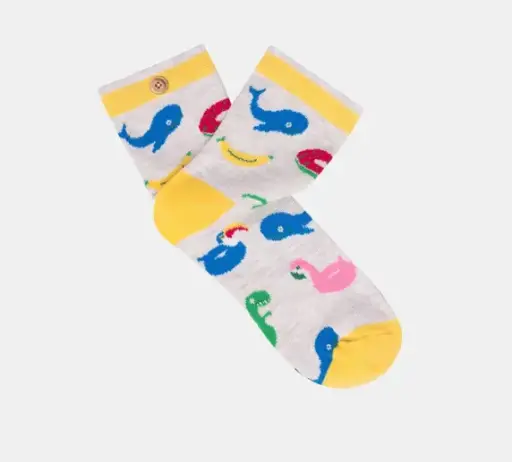 [CABMEHDIETBELA] Chaussettes inséparables Cabaia "Mehdi et Bela"