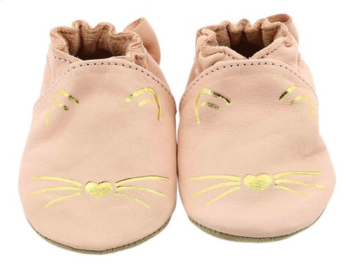 [AH19731700-10goldycat] Pantoufles en cuir souple eco-friendly