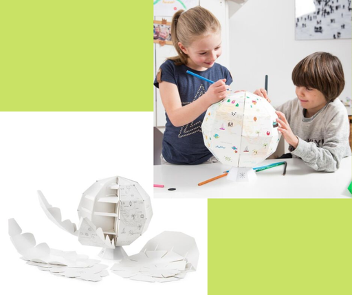 [DK400714 (teamtrade)] Globe terrestre à peindre