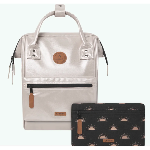 [CABHONOLULU] Sac à dos Cabaïa avec deux pochettes interchangeables "Honolulu" taille S