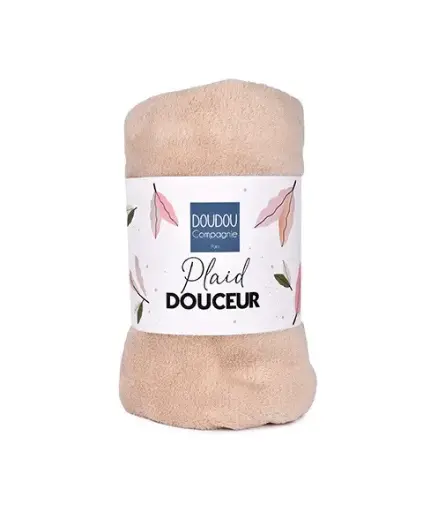 [DOUDC4575] Plaid douceur 70x100 cm - beige