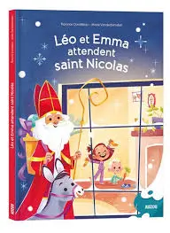 [AUZBE2500041] Livre Léo et Emma attendent saint Nicolas