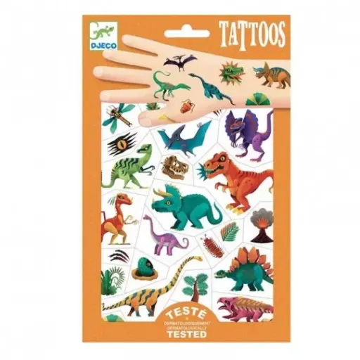 [DJ09598] Tatouages "Dino Club"