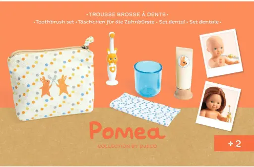 [DJ07779] Trousse "Brosse à dents" pour poupée Pomea