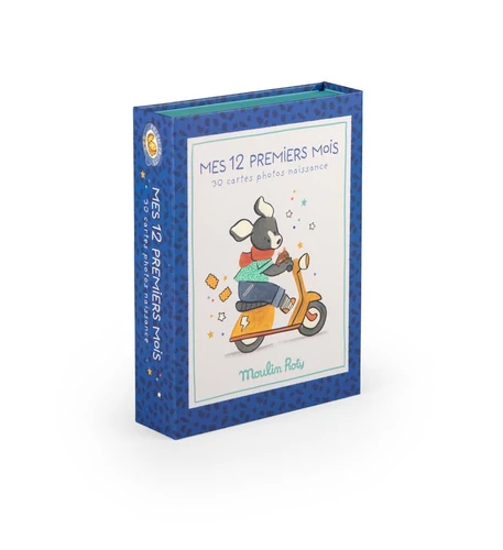 [MOU684055] 30 Cartes photos naissance "Mes 12 premiers mois"