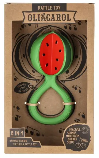 [OLIRATTLEWATERMELON] Hochet pastèques  