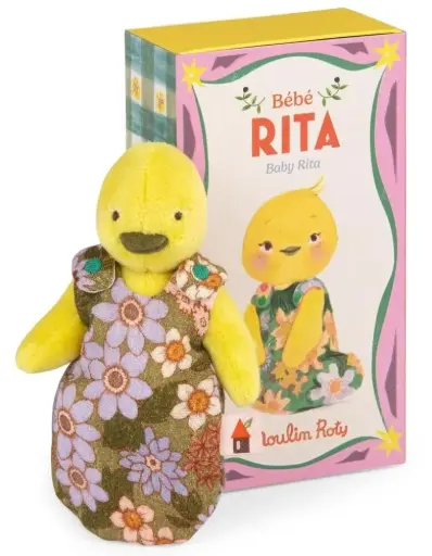 [MOU681031] Petite peluche bébé Rita la cane