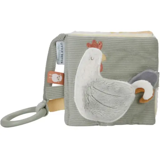 [LITLD8819] Livre en tissu pour poussette "Little Farm"