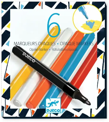 [DJ09123] 6 marqueurs opaques "Street Art"