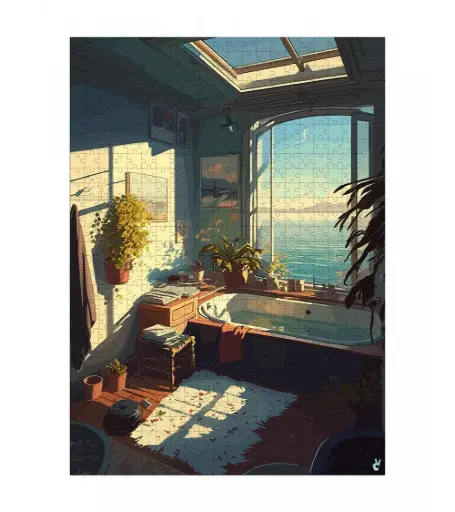 [PIEBAINVOYONS] Puzzle 1000 pièces "Bain voyons!" 