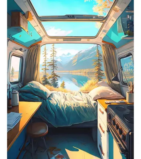 [PIEVANLIFE] Puzzle 1000 pièces "Van life" 