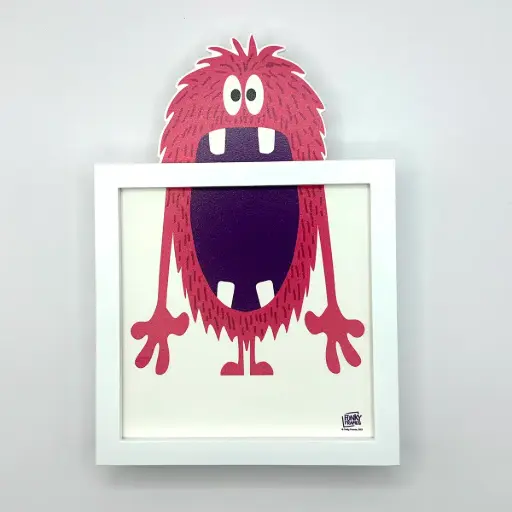 [FUNPINKYWINKY] Carte décoration murale "Pinky-Winky"     