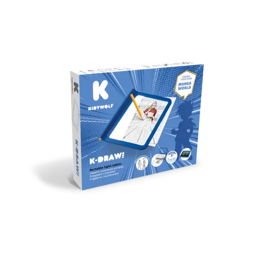 [KIDK-DRAWPRO-BU] Tablette lumineuse portable "K-DRAW PRO"