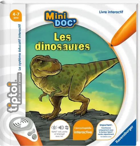 [RAVDINOSAURES] Livre Tiptoi "Les dinosaures" (mini doc')