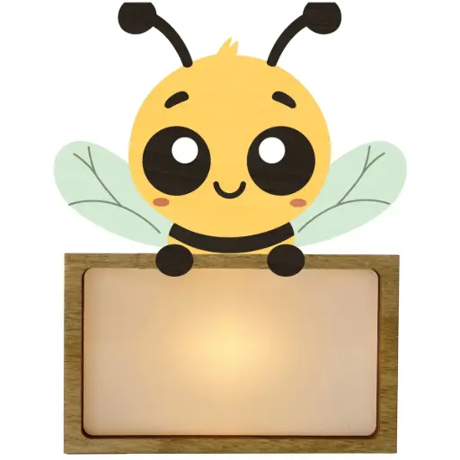 [VINLSP07] Lampe personnalisable "Abeille"