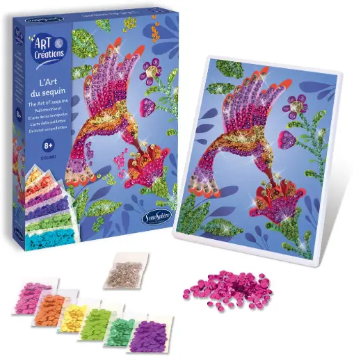 [SEN20120] L'art du sequin "Colibri"