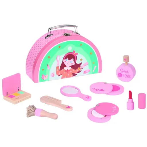 [SPIL50152] Coffret de maquillage en bois