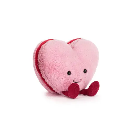 [JELA4MACHP] Peluche coeur macaron "Amuseables Colette Heart Macaron (Pink)" 