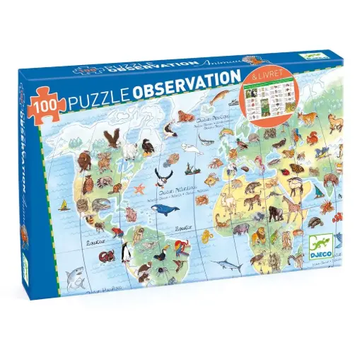 [DJ07420] Puzzle Observation "Animaux"