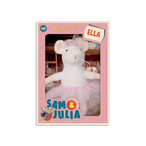 [SAMMH03006] Peluche Souris "Ella"