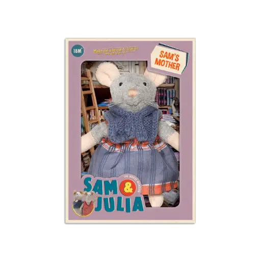 [SAMMH03011] Peluche Souris "Mère de Sam"