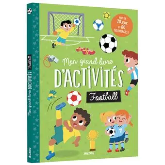 [AUZAC220001-1] Mon grand livre d'activités "Football"