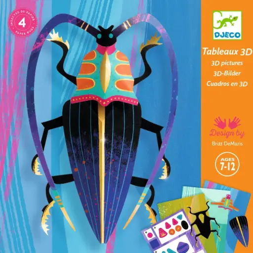 [DJ09449] Tableaux 3D - Paper bugs