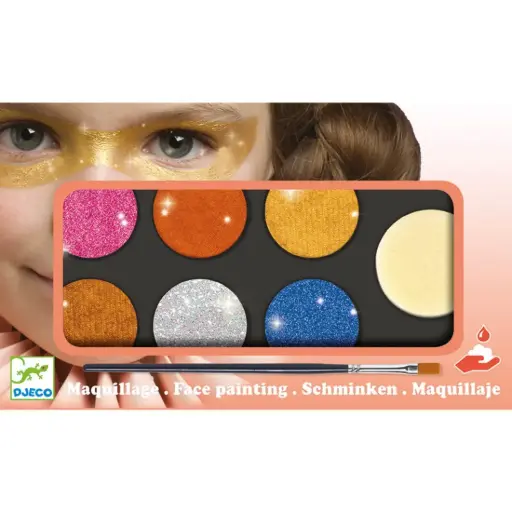 [DJ09232] Palette de maquillage 6 couleurs - effet métallique