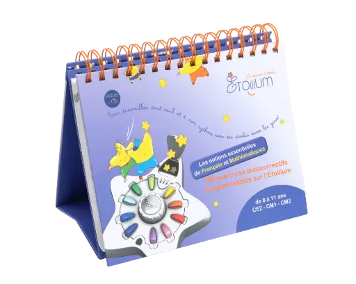 [AST] Etoilium - 100 fiches autocorrectives "Les notions essentielles de Français et Mathématiques" 8 à 11 ans