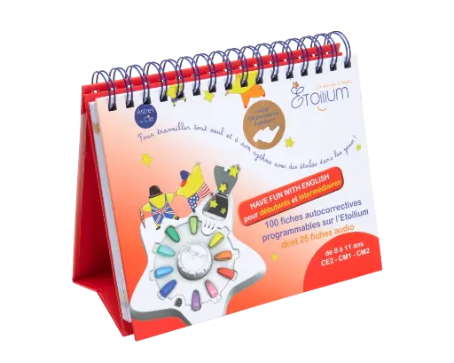 [AST] Etoilium - 100 fiches autocorrectives "Have fun with english" (8 à 11 ans)