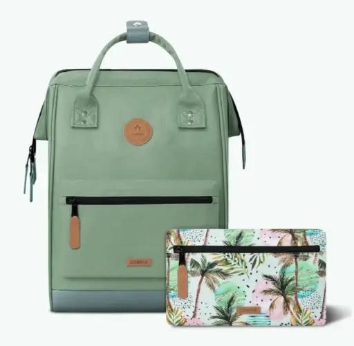 [CABSEVILLE] Sac à dos Cabaia avec deux pochettes interchangeables "Séville" taille M    