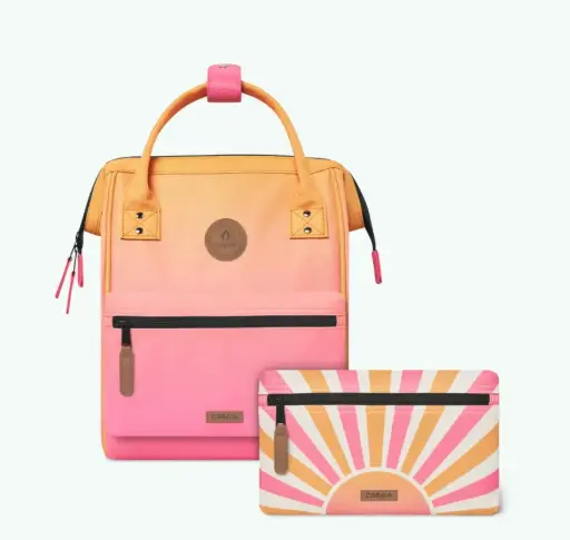 [CABCABOURG] Sac à dos Cabaia avec deux pochettes interchangeables "Cabourg" taille S 