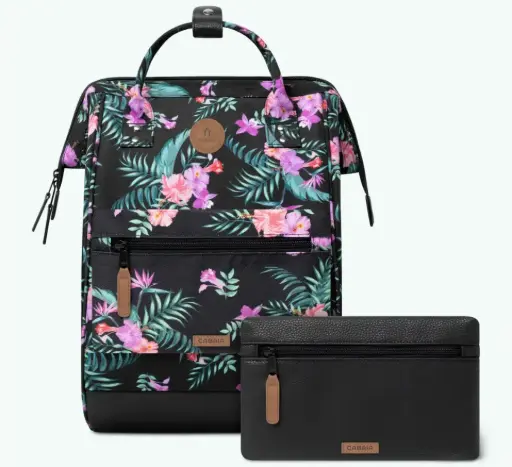 [CABVALLADOLID] Sac à dos Cabaia avec deux pochettes interchangeables "Valladolid" taille L