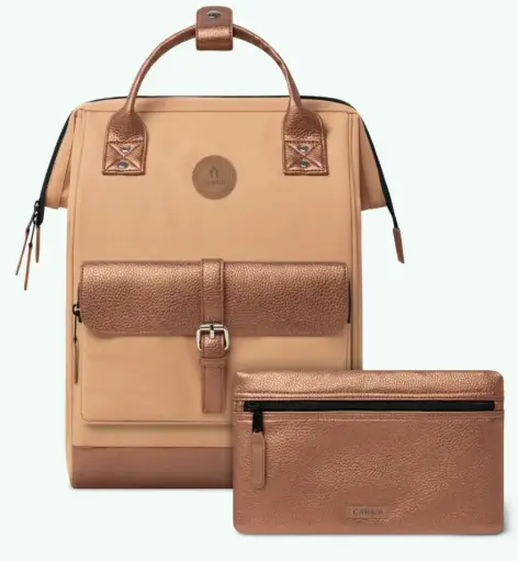 [CABLAUNCESTON] Sac à dos Cabaia avec deux pochettes interchangeables "Launceston" taille M