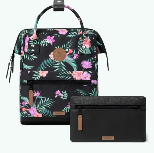 [CABVALLADOLID] Sac à dos Cabaia avec deux pochettes interchangeables "Valladolid" taille S