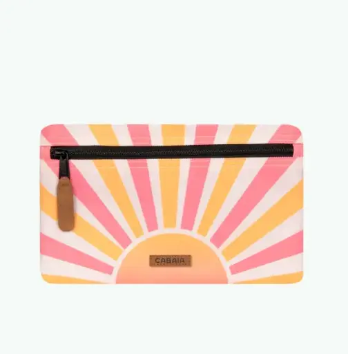 [CABCABOURGBEACH] Pochette Cabaia taille L "Cabourg Beach"